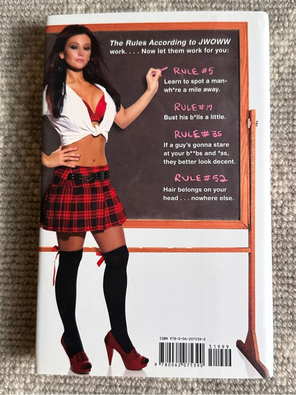 The Rules According to JWOWW Hardcover Book